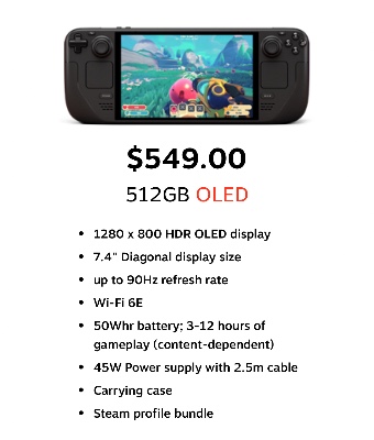 Steamdeck OLED 512GB