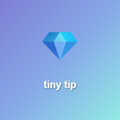 tiny tip
