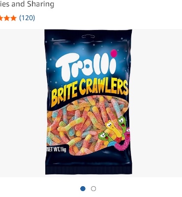1KG of trolli worms 