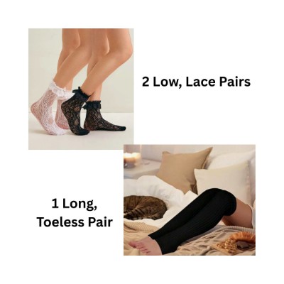 2 Short Set & 1 Toeless Pairs of Socks