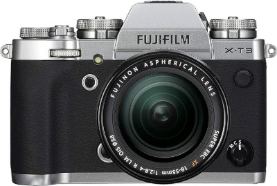 Fujifilm X-T3 Mirrorless Digital Camera w/XF18-55mm Lens Kit - Silver
