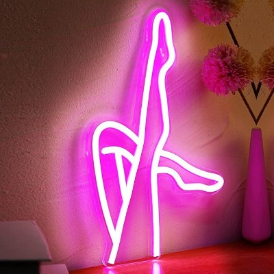 Pink LED Neon Sign Lady Neon Light