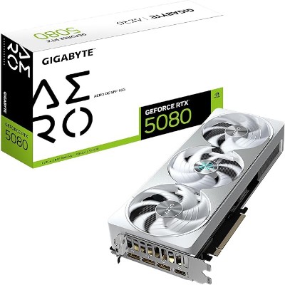 (part 1) GIGABYTE GeForce RTX 5080 AERO OC SFF 16G Graphics Card 