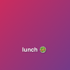 lunch ♡