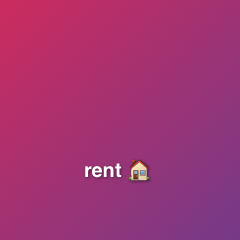 rent ♡