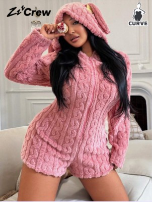 Bunny Plush Jumpsuit