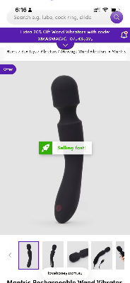 Mantric Rechargeable Wand Vibrator