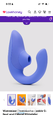 Womanizer Blend Rechargeable G-Spot and Clitoral Stimulator