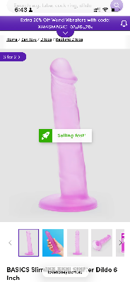 Anal dildo 6 inch 